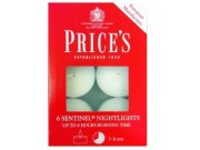 Price's Sentinel Nightlights x 6